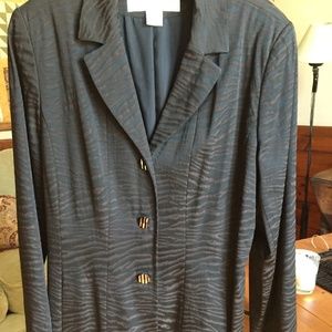 Doncaster zebra print blazer and skirt